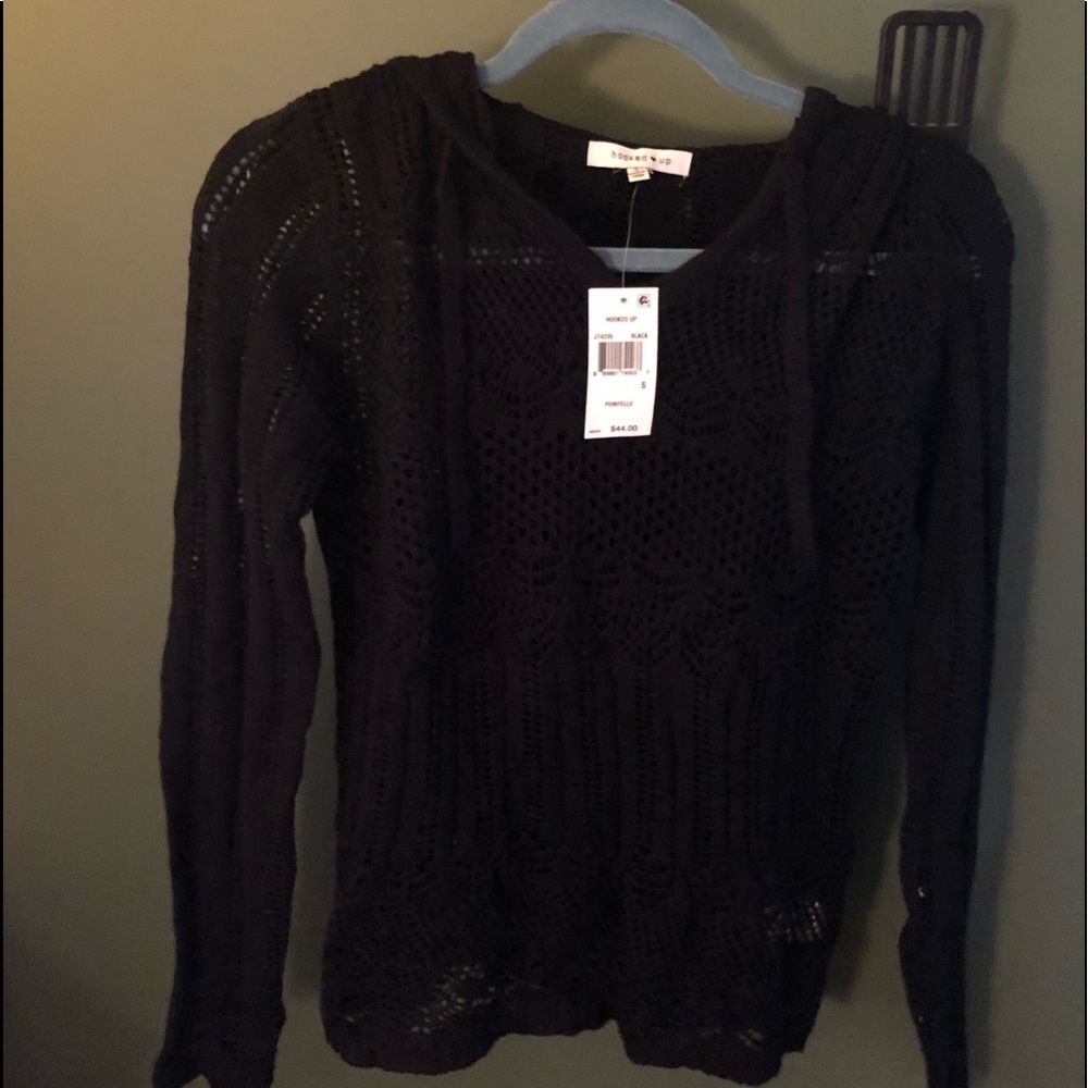 Hooked Up Sweater/Cover Up